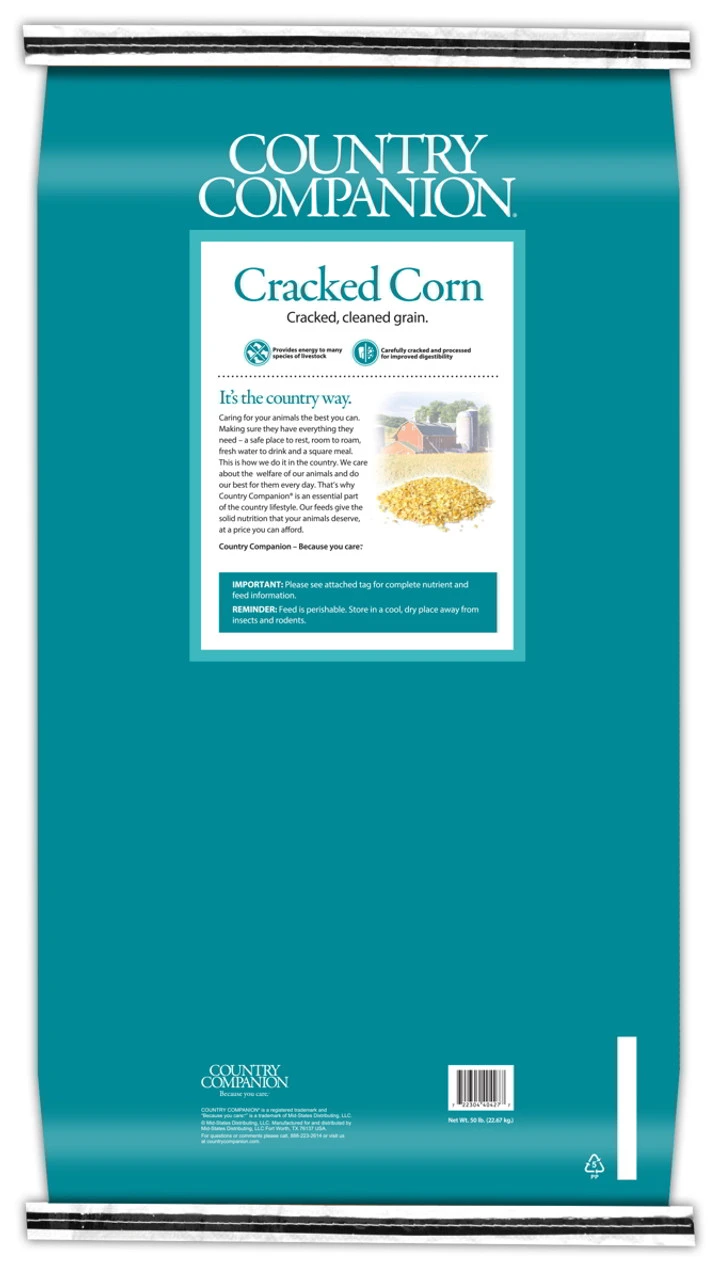 Country Companion CRACKED CORN - 50LB BAG - Image 2