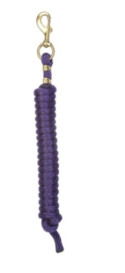 Weaver Leather - Poly Lead Rope With A Solid Brass 225 Snap, Purple