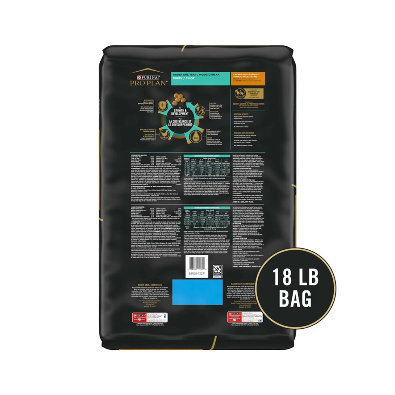 Purina Pro Plan High Protein Puppy, Chicken & Rice Formula - 18 Lb - Image 2