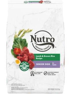 Nutro Natural Choice Senior Lamb & Brown Rice Recipe - 30 Lbs