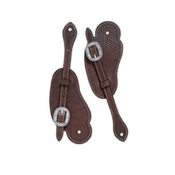 Weaver Leather Basin Cowboy Spur Straps- Brown