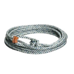 Colorado Saddlery Silver Dot Ranch Rope- Grey