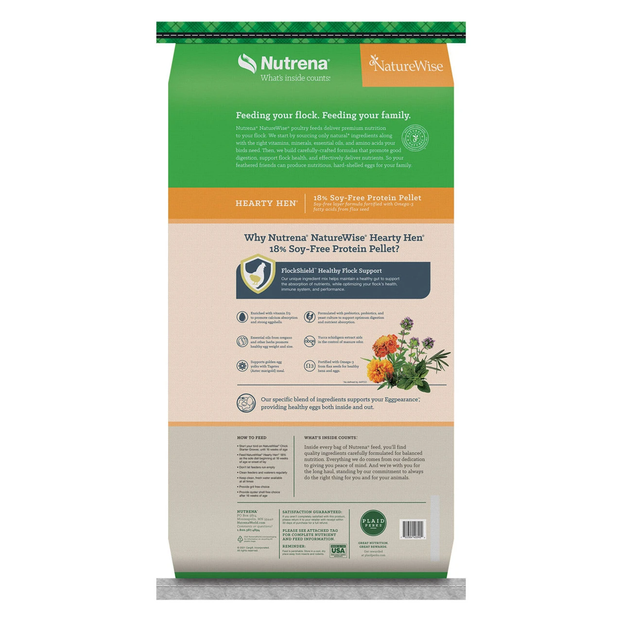 NatureWise Hearty Hen 18% Soy Free Layer Pellet - Image 2