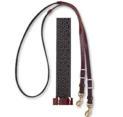 Classic Equine 3/4 Biothane Horse Barrel Reins With Latigo Leath