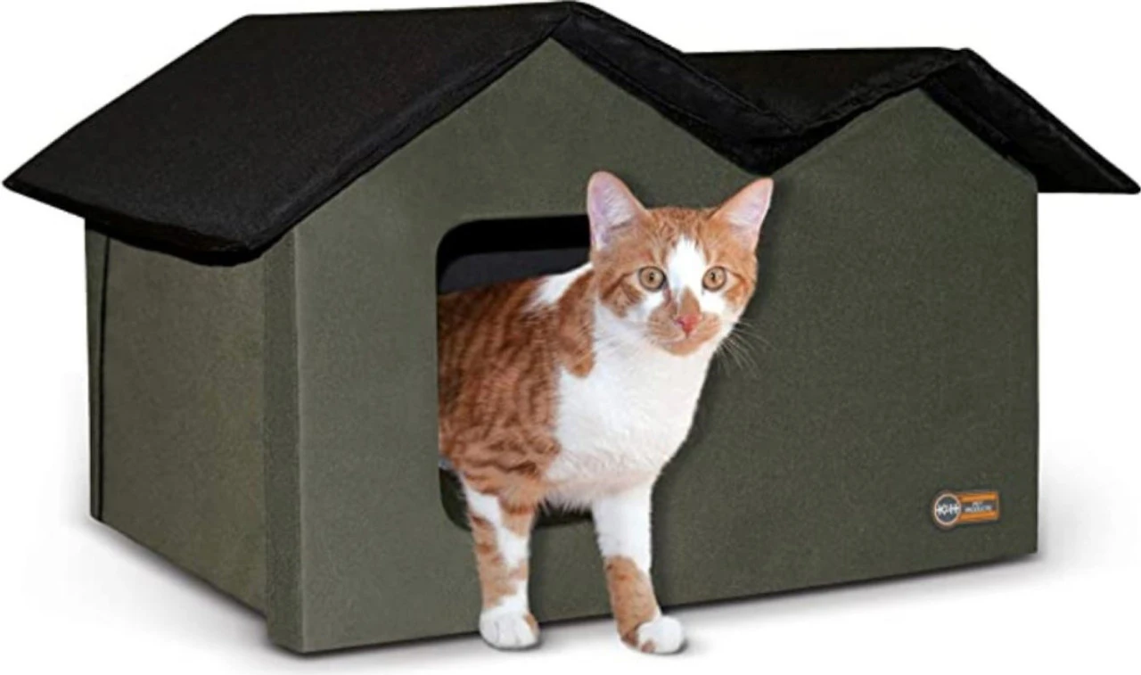 K&H Extra Wide Outdoor Unheated Kitty House