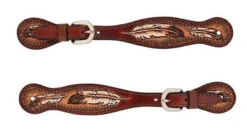 Weaver Leather Cross Coco Feather Ladies' Spur Straps