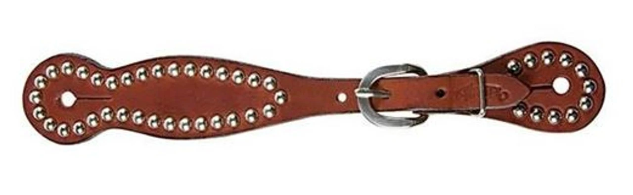 Weaver Leather Bridle Leather Ladies' Spur Straps With Spots