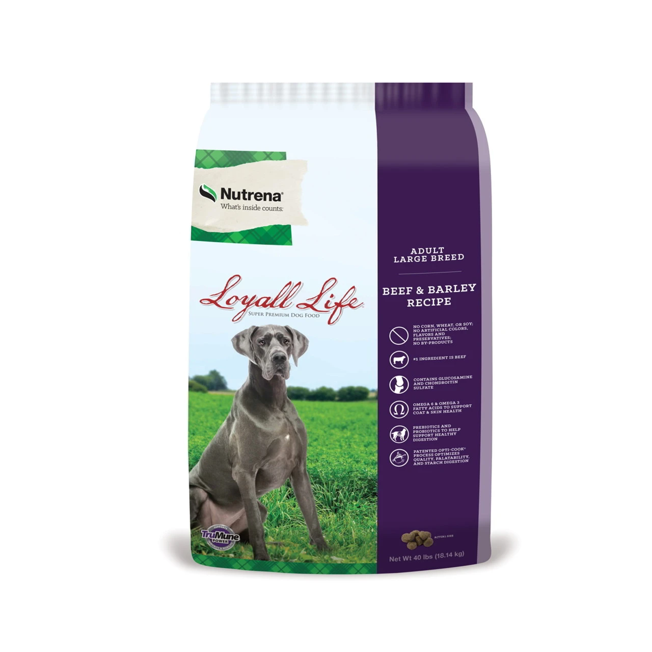 Nutrena Loyall Life Large Breed Adult Beef & Barley - 40 Lbs.