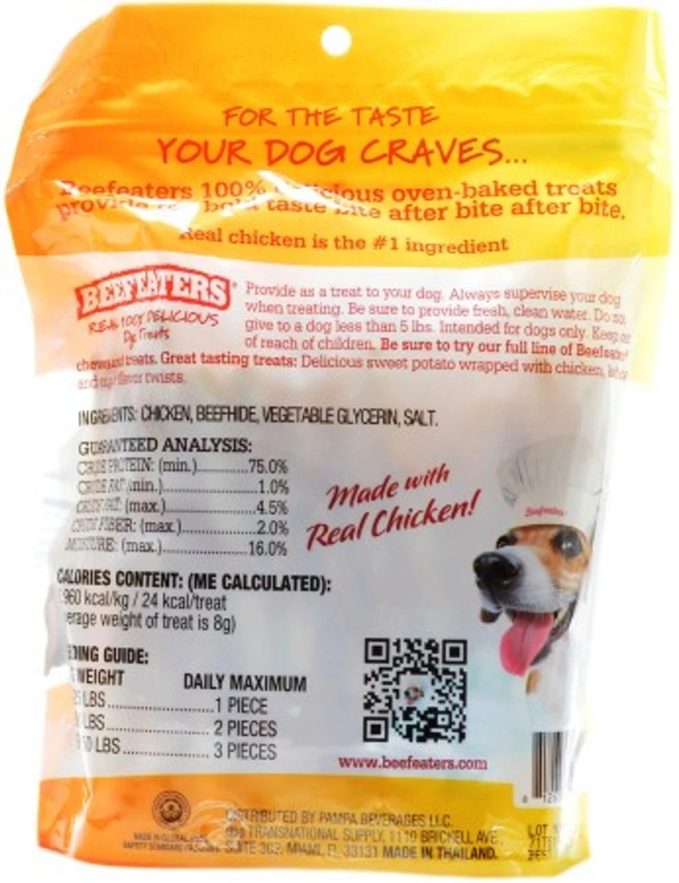 Beefeaters Oven Baked Dog Treats Beefhide 5" Twists With Chicken 10 Oz - Image 2