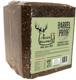Buck Bourbon Barrel Proof Cinnamon & Garlic Feed Block