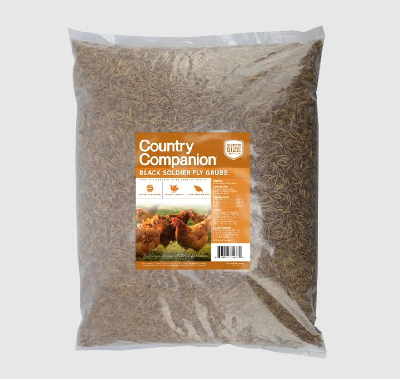 Country Companion Black Soldier Fly Grubs 10lb Bag