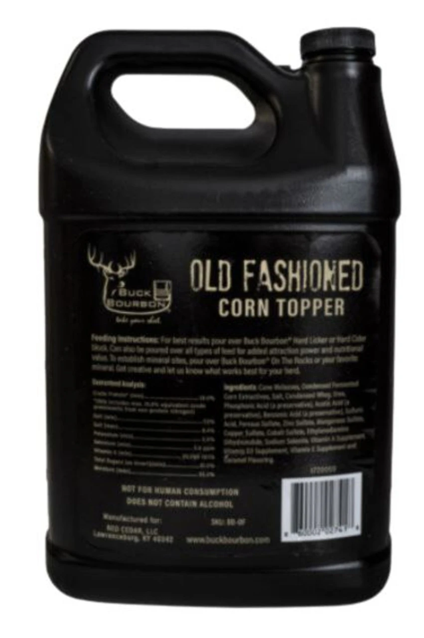 Buck Bourbon Old Fashioned Molasses Corn Topper - 10lb Jug - Image 2