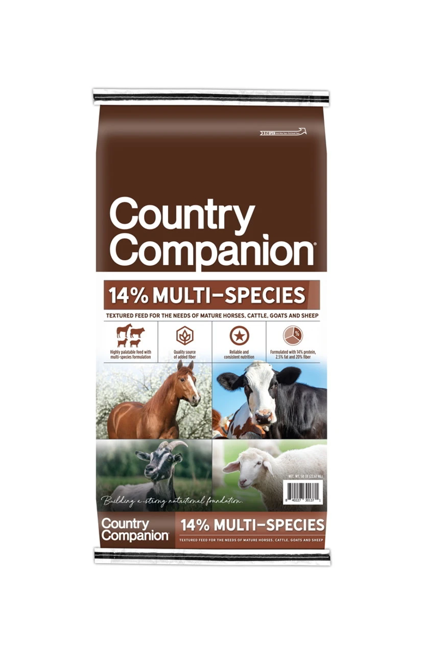 Country Companion Fortified 14% Multi-Species TEX - 50 Lbs