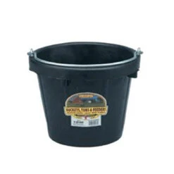 Miller Mfg. - 8-Quart Lightduty Rubber Pail - Black