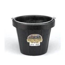 Miller Mfg. - 12-Quart Heavyweight Rubber Pail - Black
