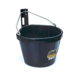 Miller Mfg. - 5-Gallon Rubber Corner Bucket - Black