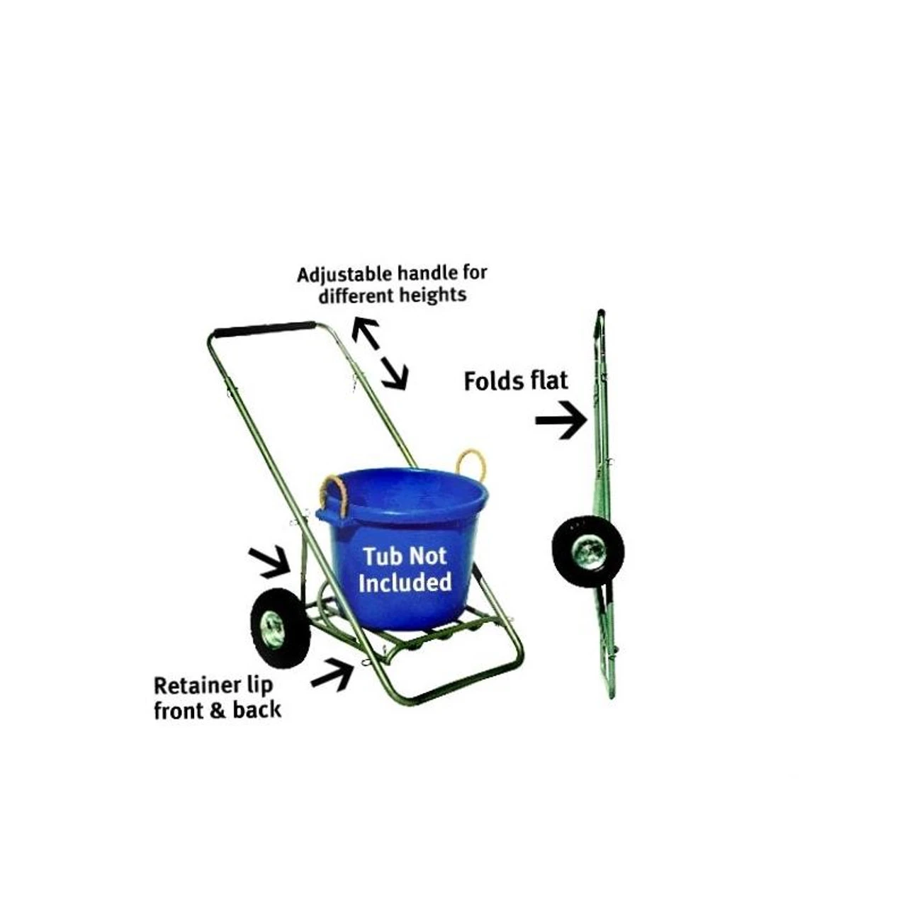 Tuff Stuff- Muck Carts- Green