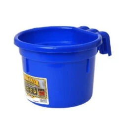 Miller Mfg. - 8-Quart Hook Over Round Pail - Blue