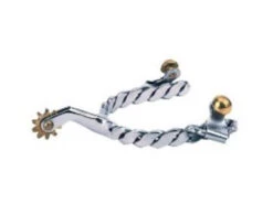 Weaver Leather Ladies' Roping Spurs With Twisted Band