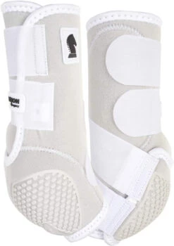Classic Equine Flexion Front Leg Boots- White