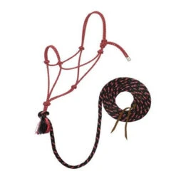 Weaver Leather Silvertip No. 95 Rope Halter With 10' Lead- Average