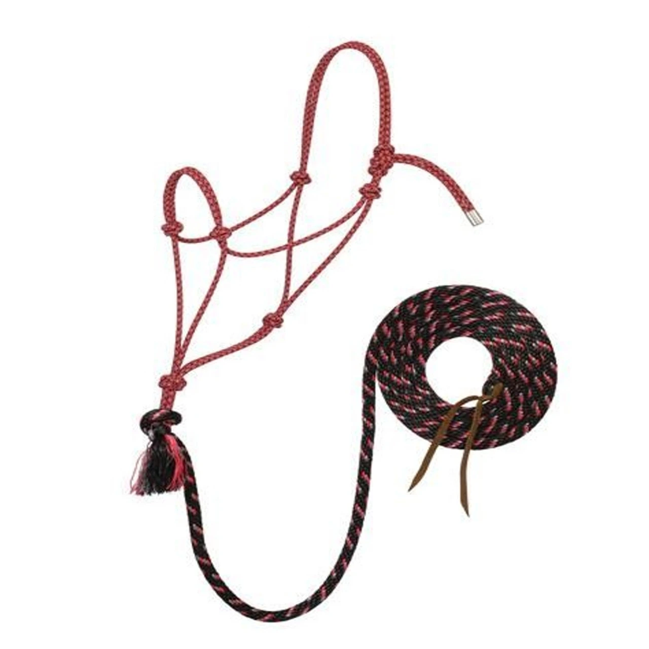 Weaver Leather Silvertip No. 95 Rope Halter With 10' Lead- Average