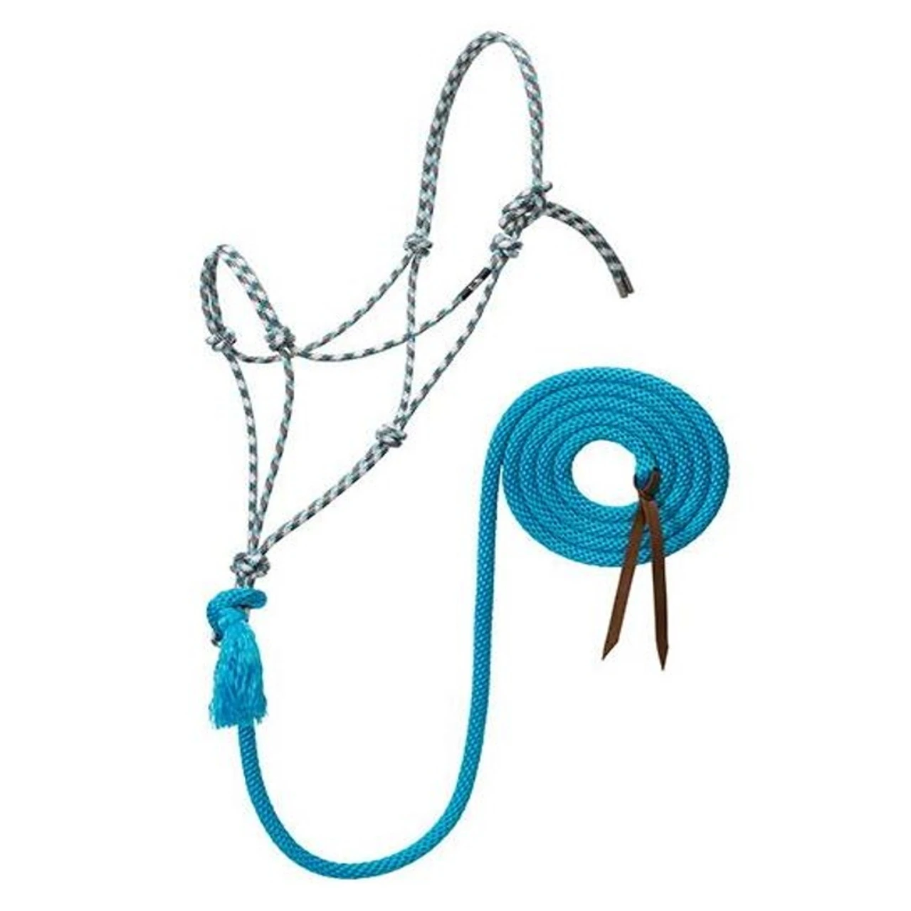 Weaver Leather Silvertip No. 95 Rope Halter With 10' Lead- Average - Image 2